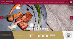 Desktop Screenshot of liondor-bayeux.fr